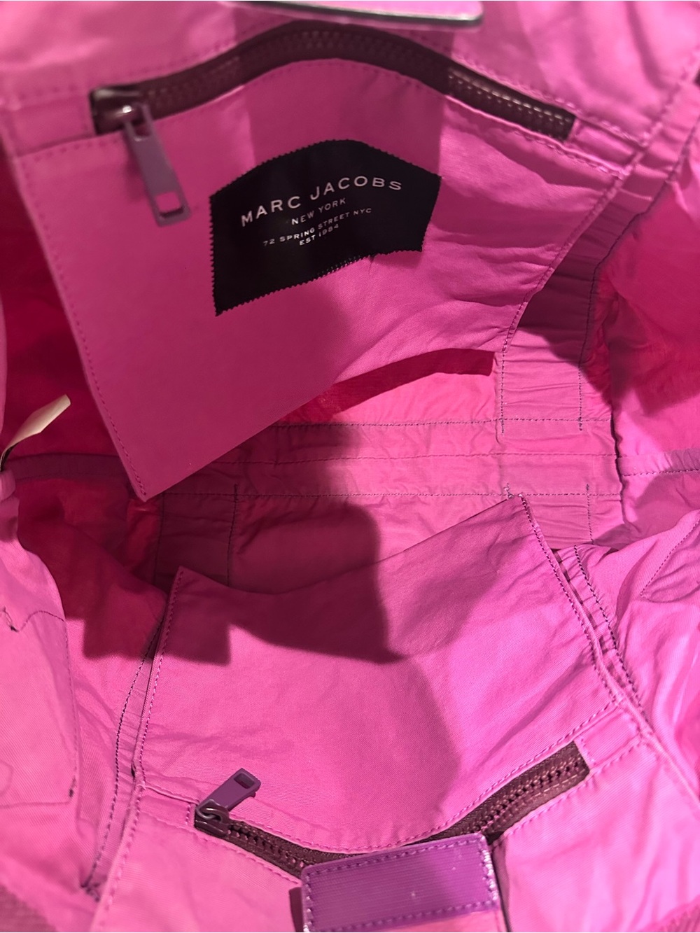 Rare 2017 MARC JACOBS Nylon Tote | Julie Verhoeven Collab Patches - Picture 7 of 16